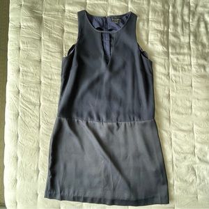 Banana Republic Keyhole Sleeveless Dress in Navy